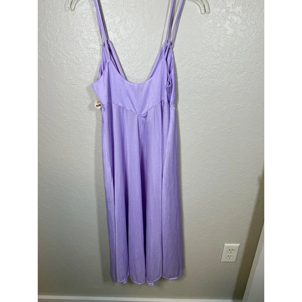 Erica Loren New York Lavender Slip Dress Medium - Picture 3 of 6